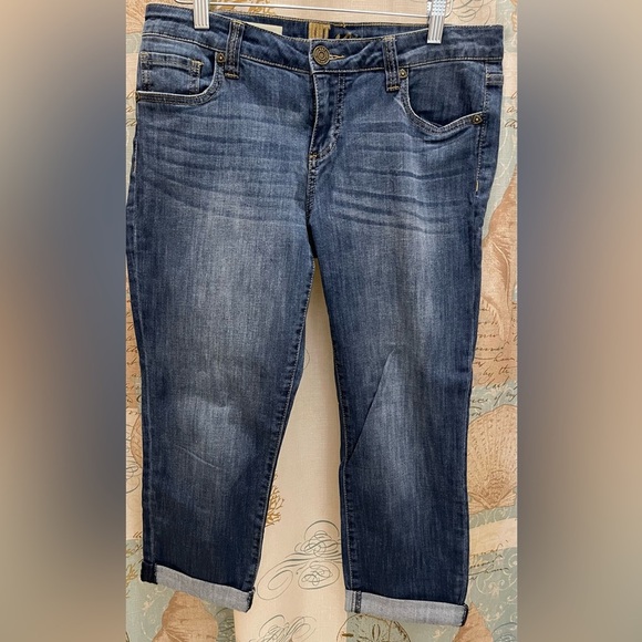 Kut from the Kloth Pants - Kut From The Kloth Bardot Skinny Boyfriend Capri Lowrise Womens 6 Summer Legs